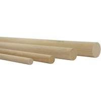 Holzstangen ø 30 mm Länge 1000 mm Holzrundstäbe glatt Holzstäbe massive Buche Holzstangen ø 30 mm Länge 1000 mm Holzrundstäbe glatt Holzstäbe massive Buche von NO BRAND