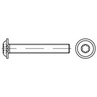 No Brand - iso 7380-2 Flachkopfschraube a 2 m 6 x 35 -T30 Vollgewinde a 2 200 Stk von NO BRAND