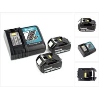 No Brand - Makita Power Source Kit 18V mit 2x BL1840B Akku 4,0Ah + DC18RC Ladegerät von NO BRAND