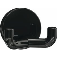 Doppelhaken 477.90.025 2 Haken Polyamid 90 tiefschwarz ø 50 mm Ausladung 43,5 mm von NO BRAND