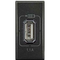 No Brand - Bticino axolute usb ladegerÄt 1,1a 1 modul anthrazit farbe hs4285c1 von NO BRAND
