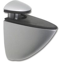 No Brand - Glastablar-Klemmträger Oval, Glas 3-15 mm, Zinkdruckguss Edelstahl Effekt No Brand - Glastablar-Klemmträger Oval, Glas 3-15 mm, Zinkdruckguss Edelstahl Effekt von NO BRAND