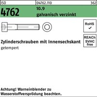 No Brand - iso 4762 Zylinderschrauben 10.9 m 6 x 45 galvanisch verzinkt A2F, getempert gal Zn s 400 Stk No Brand - iso 4762 Zylinderschrauben 10.9 m 6 x 45 galvanisch verzinkt A2F, getempert gal Zn s 400 Stk von NO BRAND