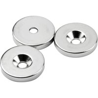 Scheibenmagnet mit Bohrung ø 23mm Höhe 4mm Magnete mit Senkbohrung für Schrauben Scheibenmagnet mit Bohrung ø 23mm Höhe 4mm Magnete mit Senkbohrung für Schrauben von NO BRAND
