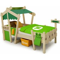 Kinderbett Hausbett CrAzY Candy - Plane Holzbett 90 x 200 cm - grün/apfelgrün - Wickey von wickey
