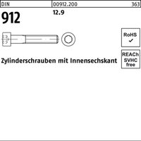 Zylinderschraube din 912 m.Innensechskant m 12 x 180 12.9 von NO BRAND