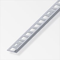 alfer Winkelprofil 1 m, 6 x 21 mm Aluminium roh blank Winkelprofile von NO BRAND