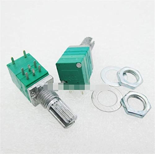 NO LOGO LSB-Potentiometer, 5pcs 8-Pin dual RV097NS Potentiometer B50K mit Schalter Audio-Leistungsverstärker Dicht Potentiometer von NO LOGO