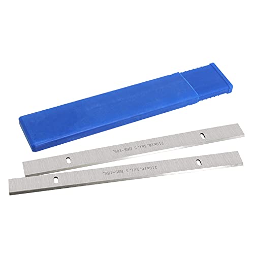 NO LOGO 2pcs 8" HSS Holzhobelmesser 210x16.5x1.5mm Dickenhobelmaschine Messer for Einhell TH-SP 204 TC-SP 204 052 BTE Erbauer von NO LOGO