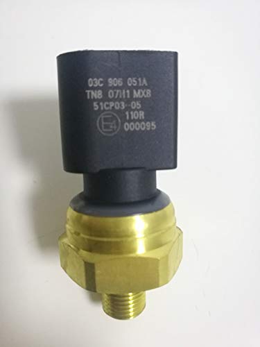 No Logo OEM Kraftstoffdrucksensor 03C906051A für Q7, Golf, Passat CC 2.0 V6 3.6L - 3-polig, Spannungssignal, Passend für 03C133313, 06G133313H, 03C129041B No Logo OEM Kraftstoffdrucksensor 03C906051A für Q7, Golf, Passat CC 2.0 V6 3.6L - 3-polig, Spannungssignal, Passend für 03C133313, 06G133313H, 03C129041B von No Logo