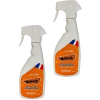 Venteo - Bakterizider Reiniger für alle Oberflächen Orange - Erwachsene - Reiniger mit viruzider und fungizider Wirkung - Lot 2 - 750ml von VENTEO