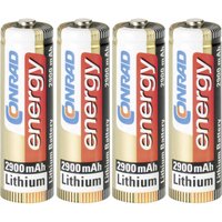 Voelkner Selection - Conrad energy Extreme Power FR6 Mignon (AA)-Batterie Lithium 2900 mAh 1.5 v 4 St. von VOELKNER SELECTION