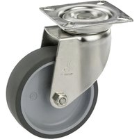 Dörner+helmer - Lenkrolle tpe Kunststoffrad ø 50mm Industrierolle Tragkraft 40kg Stahl verzinkt von DÖRNER + HELMER