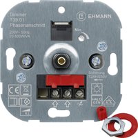 Ehmann - 3900x0100 Unterputz Dimmer Geeignet für Leuchtmittel: Glühlampe, Halogenlampe von Ehmann