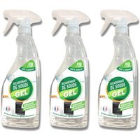 Gel-Natron - Ideal, um alles vom Boden bis zur Decke zu reinigen - 3er-Set - Inhalt 750ml von VENTEO