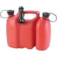 Kraftstoffdoppelkanister profi 3 + 1,5 l rot hdpe L308xB145xH254mm von OREGON