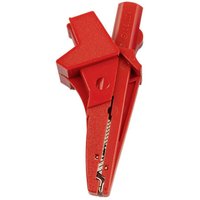 Ht Instruments 5004-IECR Bananenstecker Bananenbuchse, Buchse 4 mm, Steckanschluss 4 mm, Krokodilkle von ROT