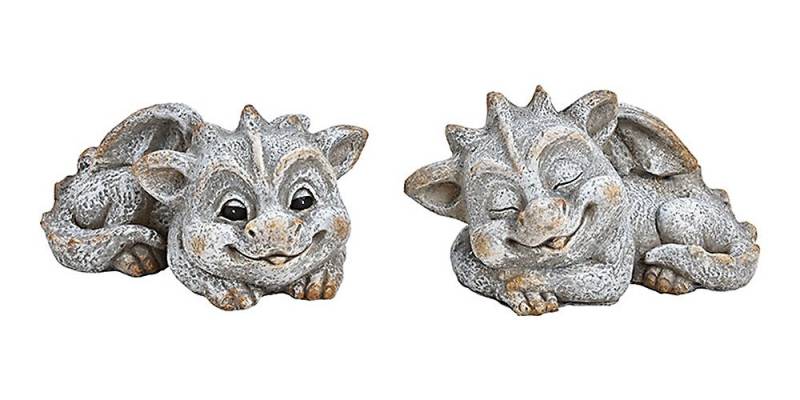 G.Wurm GmbH Gartenfigur Dekofigur Babydrache, Steinoptik, 2er Set, B 20 cm von G.Wurm GmbH