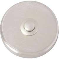 70083 Klingeltaster 1fach Vernickelt 24 V/1 a - Heidemann von Heidemann