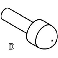 Ptr Hartmann 1015-D-0.7N-AU-0.65C Präzisionsprüfstift von PCE