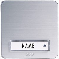 KTA-1 a/s Klingelplatte mit Namensschild 1fach Silber 12 V/1 a - M-e Modern-electronics KTA-1 a/s Klingelplatte mit Namensschild 1fach Silber 12 V/1 a - M-e Modern-electronics von m-e modern-electronics