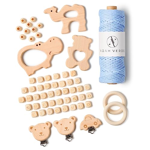 NOAH VERDE Makramee Set - Hellblau, Makramee Garn 3mm Baumwolle (50m), Anfänger Bastelset mit Anleitung - Video Tutorials, Makramee Zubehör, Baby Geschenk Junge, Macrame-Cord, DIY Set Erwachsene NOAH VERDE Makramee Set - Hellblau, Makramee Garn 3mm Baumwolle (50m), Anfänger Bastelset mit Anleitung - Video Tutorials, Makramee Zubehör, Baby Geschenk Junge, Macrame-Cord, DIY Set Erwachsene von NOAH VERDE