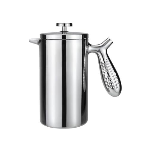 NOAH French Press Edelstahl I doppelwandigem Kaffeebereiter I French Press Camping I Thermo-Kaffeekanne Warmhalten I 1 Liter NOAH French Press Edelstahl I doppelwandigem Kaffeebereiter I French Press Camping I Thermo-Kaffeekanne Warmhalten I 1 Liter von NOAH