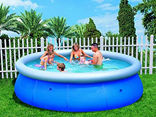 Aufblasbarer Pool, Prompt Set, rund, Familien-Schwimmbecken, Planschbecken, Garten, Außenbereich, 8'10'12'ft,8ft Pool von NOALED