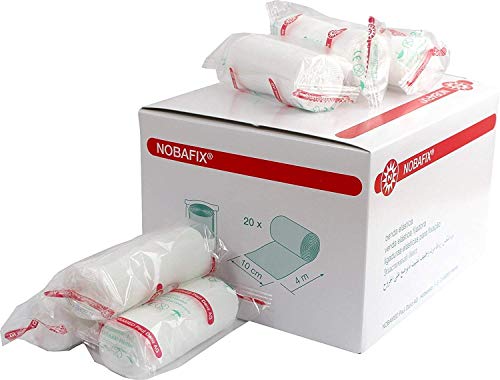NOBAFIX Elastische Mullbinden, 20 Stück, 10 cm x 4 m NOBAFIX Elastische Mullbinden, 20 Stück, 10 cm x 4 m von NOBA