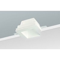 Faretto incasso quadrato gesso scomparsa totale gu53/gu10 9096 von NOBILE