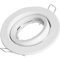 Verstellbarer Einbaustrahler mit GU10-Sockel Weiß 4112/H/BI - Nobile von NOBILE