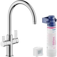 Spültischbatterie mit Filtersystem Nobili Sorgente Filtra Serie FL96824/3VBCR Verchromt - Messing Spültischbatterie mit Filtersystem Nobili Sorgente Filtra Serie FL96824/3VBCR Verchromt - Messing von NOBILI