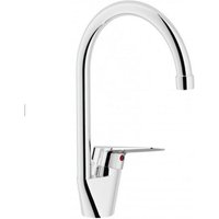 Nobili - Spültischmischer mit verstellbarem Auslauf aus verchromtem Messing – Hof Nobili - Spültischmischer mit verstellbarem Auslauf aus verchromtem Messing – Hof von NOBILI