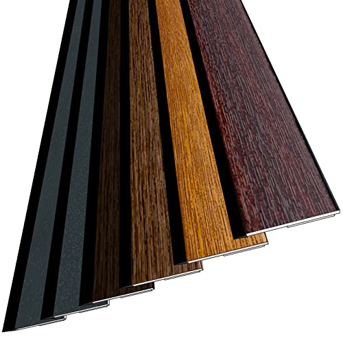 10x 6m Fensterleiste Flachleiste Abdeckleiste 30mm Höhe - Made in Germany - 1 m bis 60 m (MIT LIPPE) Fensterleisten Flachleisten in grau, anthrazit, braun, dunkelbraun, golden-oak von NOBILY