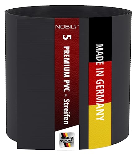 Premium Zaunsichtschutz HART-PVC / 5 x Streifen 2,525 m/Höhe 19 cm Anthrazitgrau - Zaun Sichtschutzstreifen Fachhandelsware für Doppelstabmattenzaun Zaun Sichtschutz anthrazit Premium Zaunsichtschutz HART-PVC / 5 x Streifen 2,525 m/Höhe 19 cm Anthrazitgrau - Zaun Sichtschutzstreifen Fachhandelsware für Doppelstabmattenzaun Zaun Sichtschutz anthrazit von NOBILY