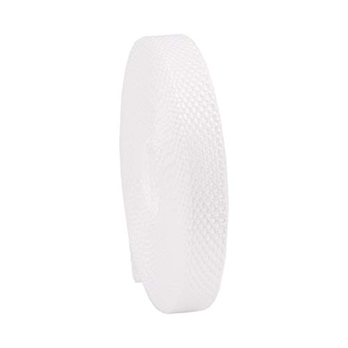 Rollladengurt 14/15 mm in Weiß, 6m Made IN Germany, Gurtband für Rolladen und Jalousie, Mini Rolladengurt strapazier- und reißfest, stabiles Rolladenband von NOBILY