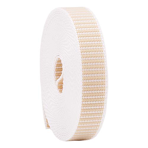 Rollladengurt 22/23 mm in Beige, 6m MADE IN GERMANY, Gurtband für Rolladen und Jalousie, Maxi Rolladengurt strapazier- und reißfest, stabiles Rolladenband von NOBILY