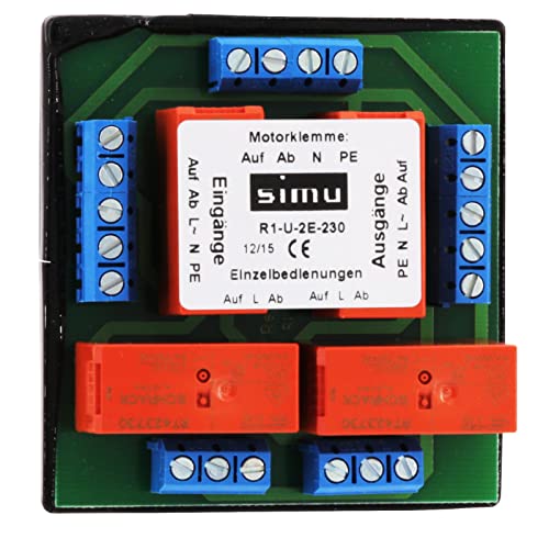 Systemrelais R1-U-2E-230 für Rolladenmotor Rollladenmotor Rolladenantrieb Rohrmotor Rohrantrieb von NOBILY