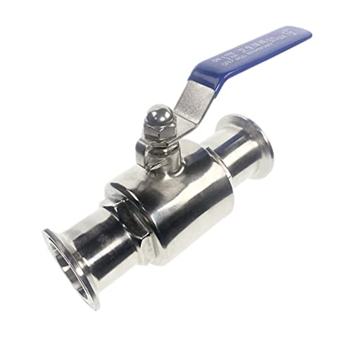 1 Stück Sanitär-Kugelhahn mit vollem Anschluss, Klemmart Ferrule, Edelstahl SS SUS 304(89MM) von NOBIRTBSA