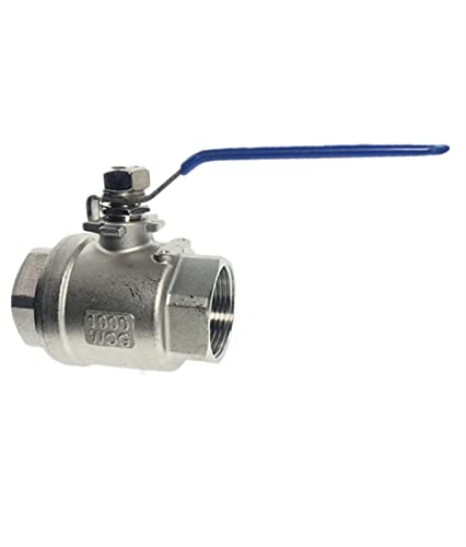 1 x weiblich, gerade, zweiteilig, volle Anschlüsse, 304 Edelstahl-Kugelhahn(DN20) von NOBIRTBSA