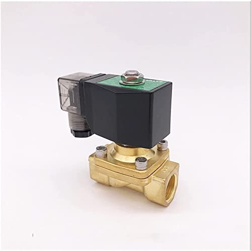 2-Wege-pneumatisches Messing-Wassermagnetventil Nulldruckstart G3/8 Zoll 24 VDC Öffnung 10 mm Normal geschlossen Nützlich(AC110V) von NOBIRTBSA