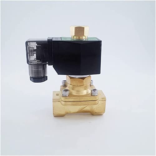 Magnetventil, 2-Wege-Messing, Wasser, normalerweise offen, Magnetventil, 220 VAC, 3/8 Zoll Öffnung, 10 mm, Nulldruckstart, nützlich(AC110V) von NOBIRTBSA