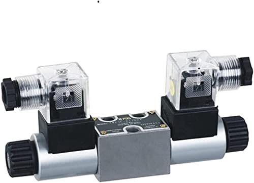 Magnetwegeventil DC12V DC24V Hydraulisches Magnetwegeventil Nützlich(Schwarz,E Spool Symbols) von NOBIRTBSA