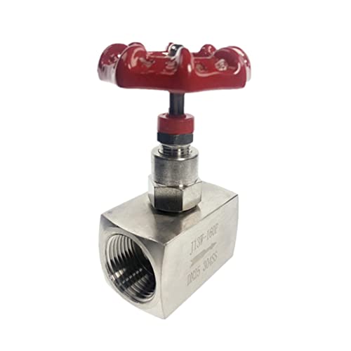 NOBIRTBSA 1 Stück weibliches 304-Edelstahl-Nadelkugelventil, Steifigkeitsdichtungsventil(DN10) von NOBIRTBSA