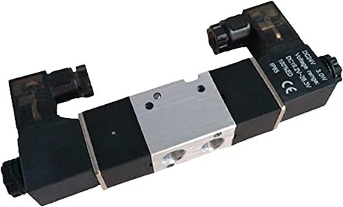 Pneumatischer Magnetventilanschluss 1/8 1/4 Zoll 24 V 12 V 3/2-Wege-Steuerventil Doppelspule Nützlich(12v,3V220 06) von NOBIRTBSA