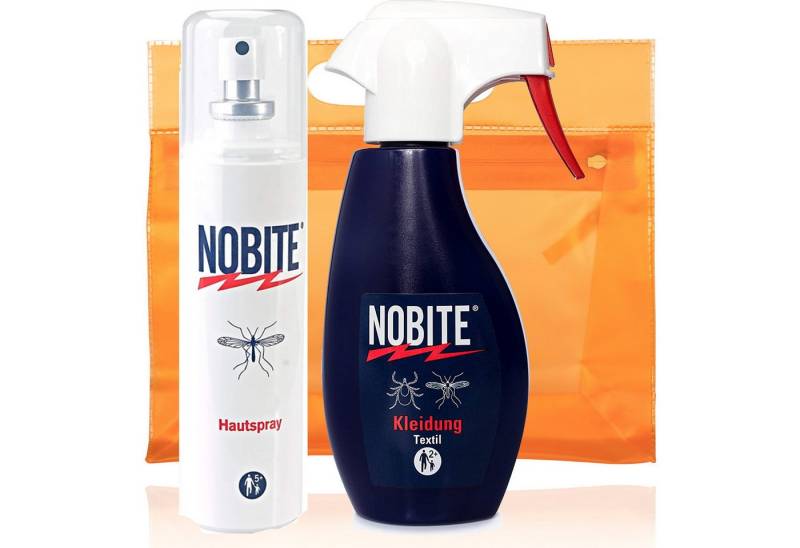 NOBITE Insektenspray NOBITE Doppelpack Haut & Kleidung Anti-Moskito Insekten-Mückenspray, 300 ml, 2-St. von NOBITE