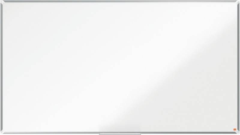 NOBO Magnettafel Whiteboard Premium Plus Stahl Widescreen 85 Zoll magnetisch weiß von NOBO