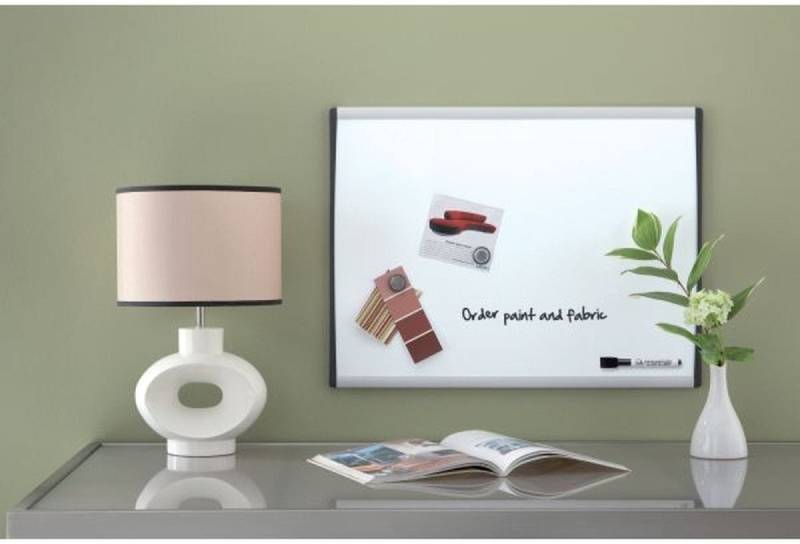 NOBO Magnettafel Weißwandtafel mit gewölbtem Rahmen Stahl magnetisch Aluminiumrahmen 28 von NOBO