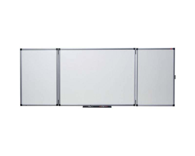 NOBO Magnettafel Weißwandtafel klappbar Emaille 200x120cm weiß von NOBO