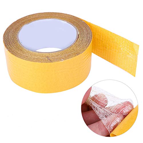 Doppelseitiges Klebeband mit 20 m wasserdichtem, kreuzförmigem Mesh-Faser-Klebeband aus Glasfaser, perfekt für Büro, Zuhause oder Klassenzimmer(50mm) von NOBRAND